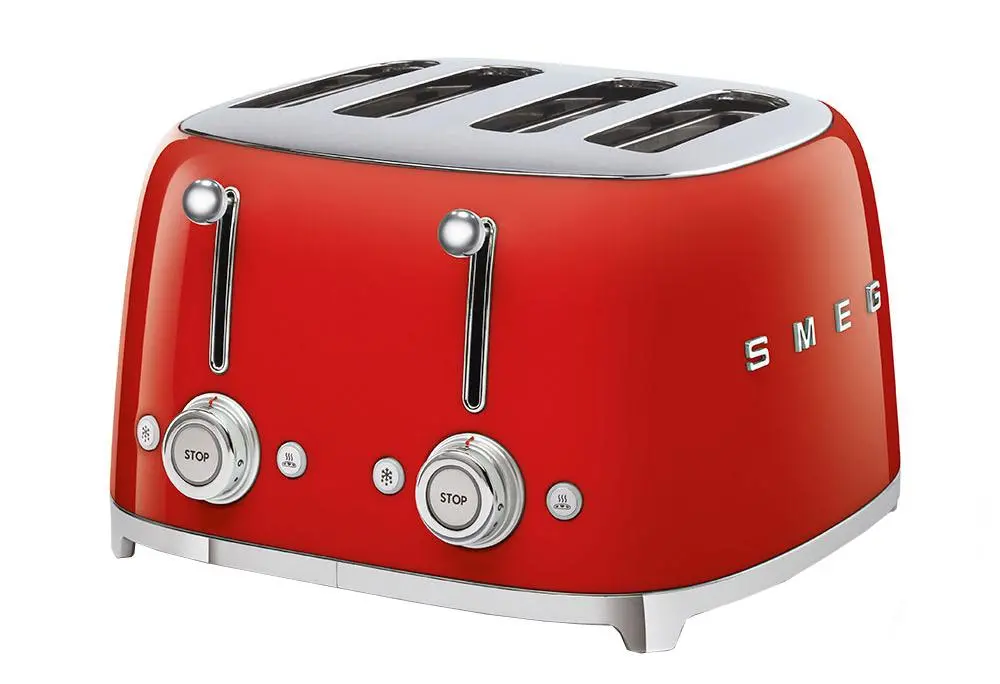 Toster Smeg TSF03RDEU Rozmrażanie 2000W