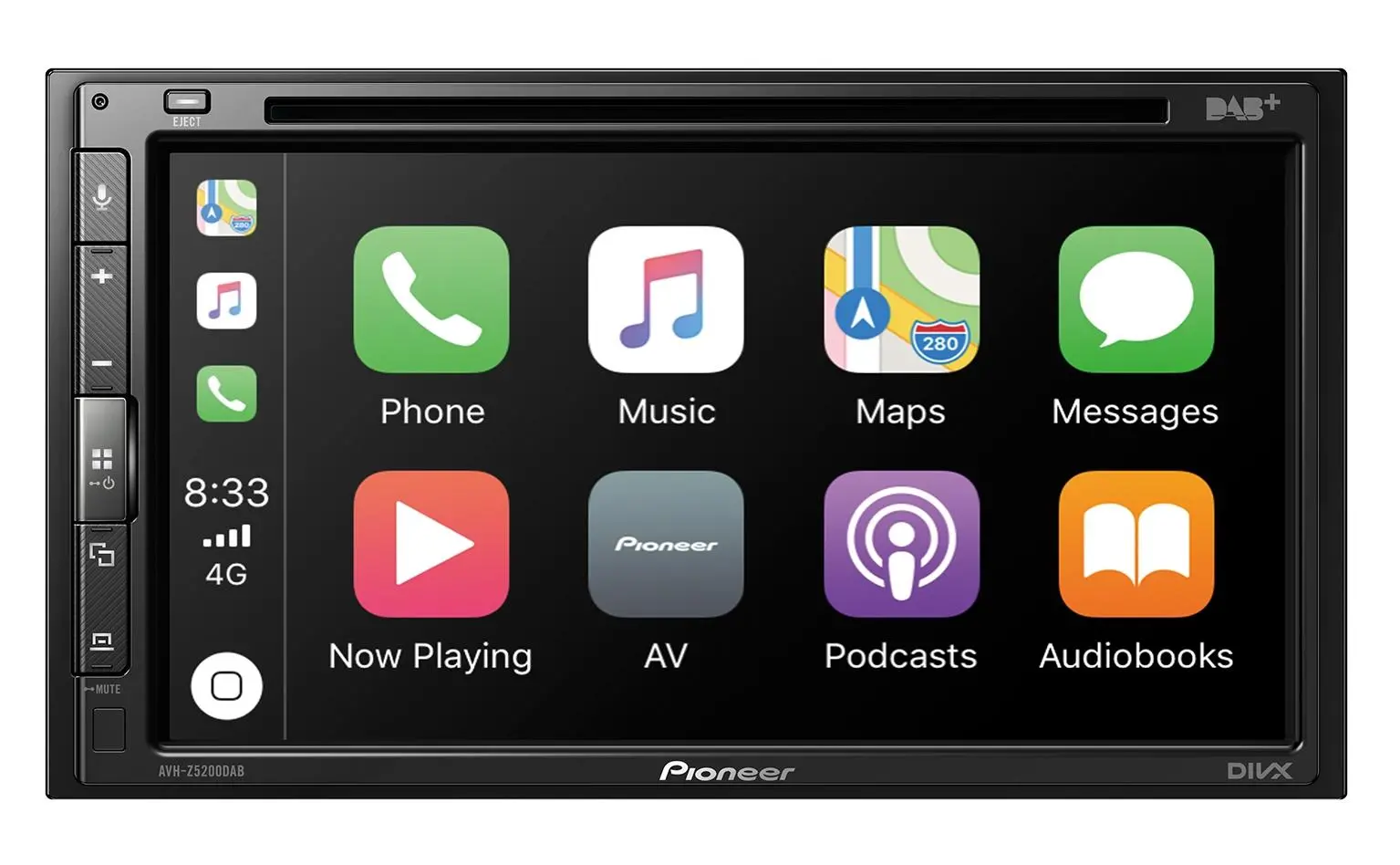 Radioodtwarzacz samochodowy Pioneer AVH-Z5200DAB z DVD/CD/USB 6,8" 4x50W Bluetooth