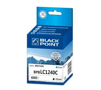 Tusz Black Point BPBLC1240C (zamiennik LC-1240C) Błękitny 11 ml