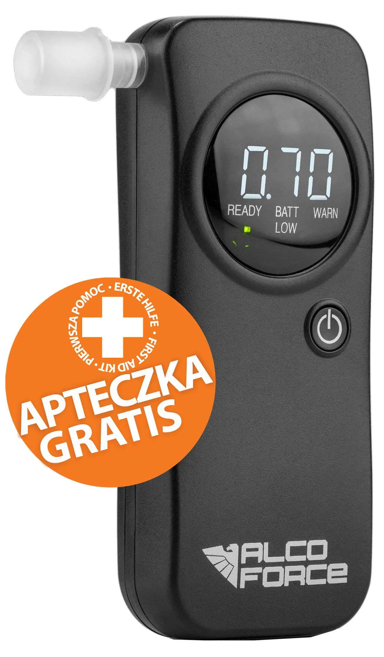 Alkomat AlcoForce AF-400 + Apteczka