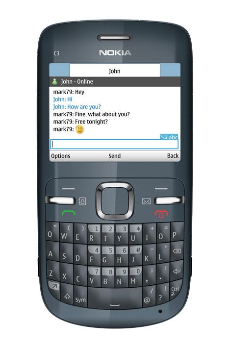 Nokia C3-00 (szary)
