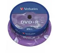 Verbatim DVD+R Matt Silver Cake Box 25szt.