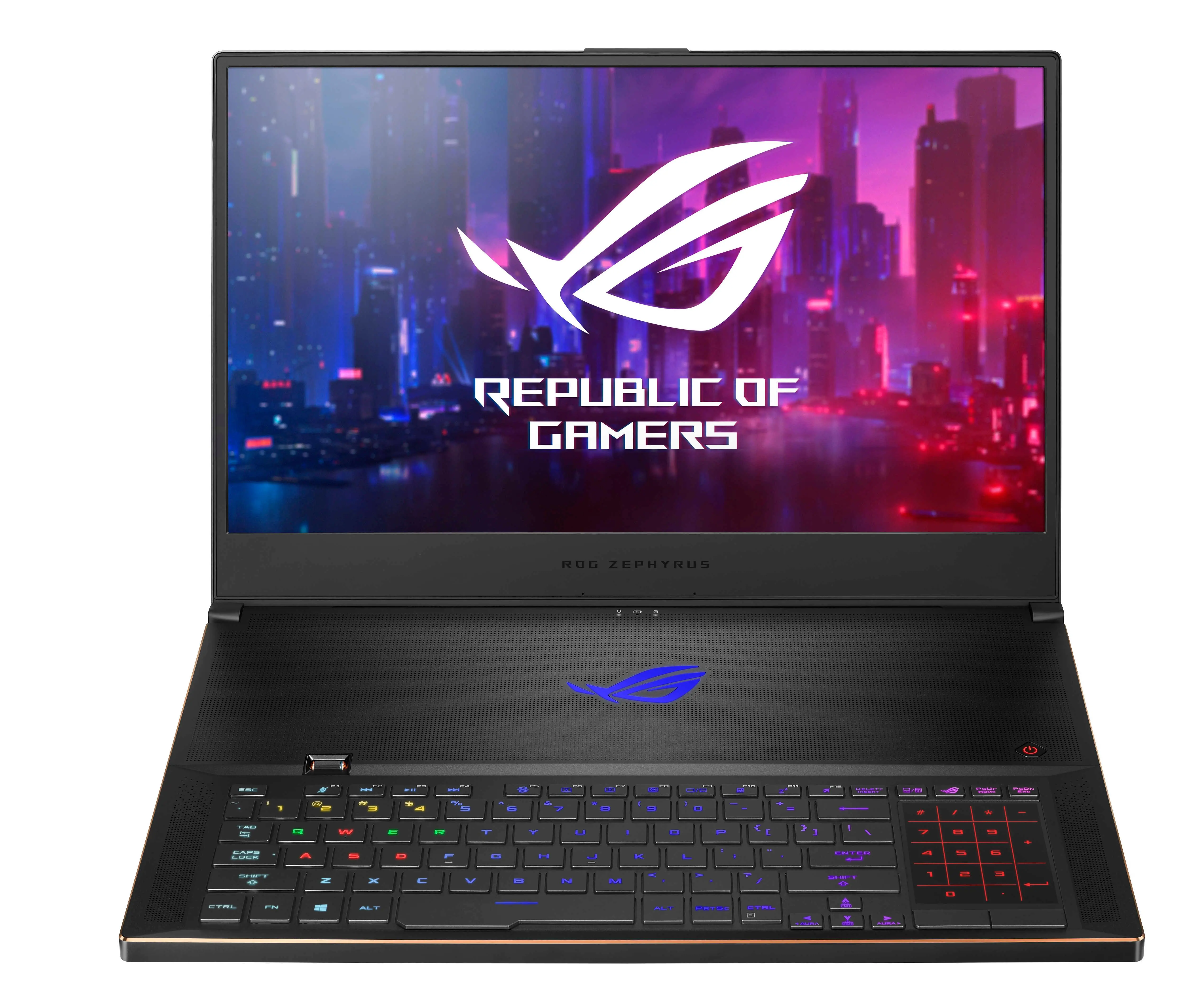 Laptop gamingowy ASUS ROG Zephyrus S GX701GXR 17,3" i7-9750H 16GB RAM 1TB Dysk SSD RTX2080 Max-Q Win10 Czarny