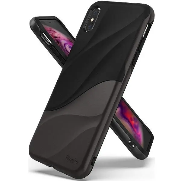 Etui Ringke Wave do iPhone Xs Max metallic chrome