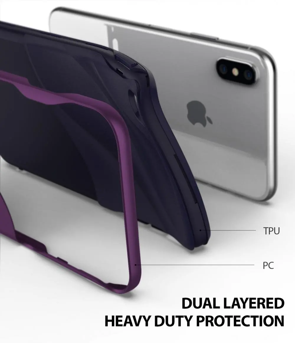 Etui Ringke Wave do iPhone Xs Max metallic chrome