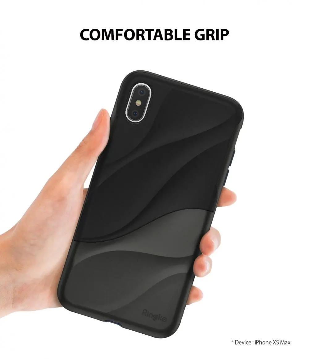 Etui Ringke Wave do iPhone Xs Max metallic chrome