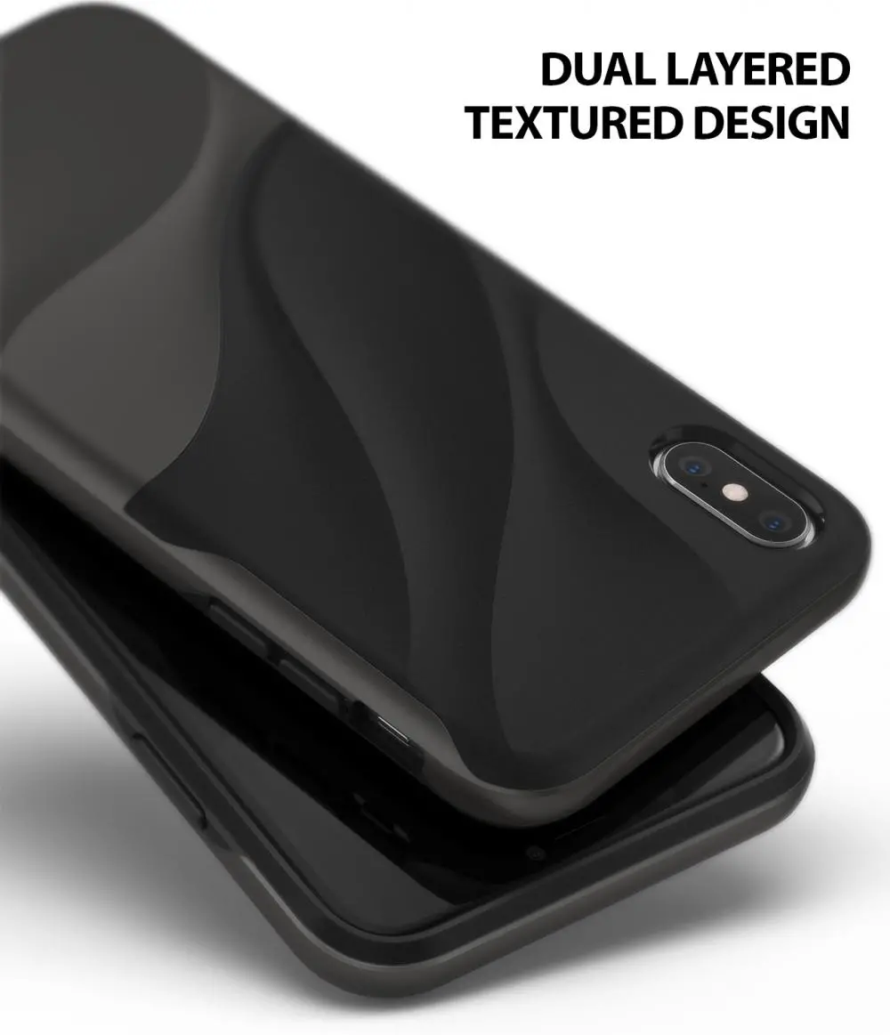 Etui Ringke Wave do iPhone Xs Max metallic chrome