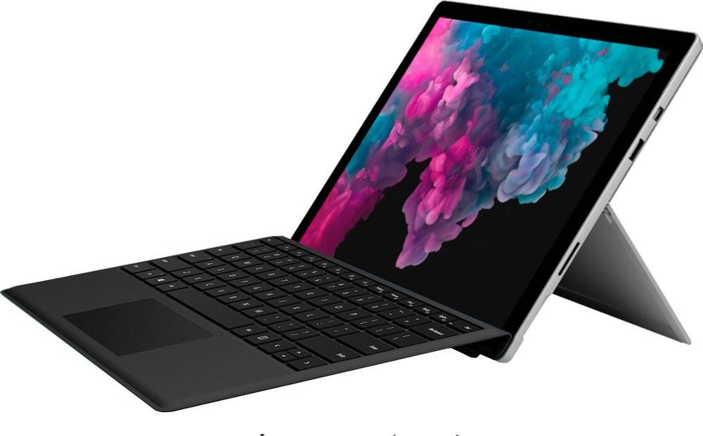 Laptop Microsoft Surface Pro 6 12,3" Intel® Core™ i5-8250U 8GB RAM 128GB Dysk SSD Win10 Platynowy + klawiatura Czarny