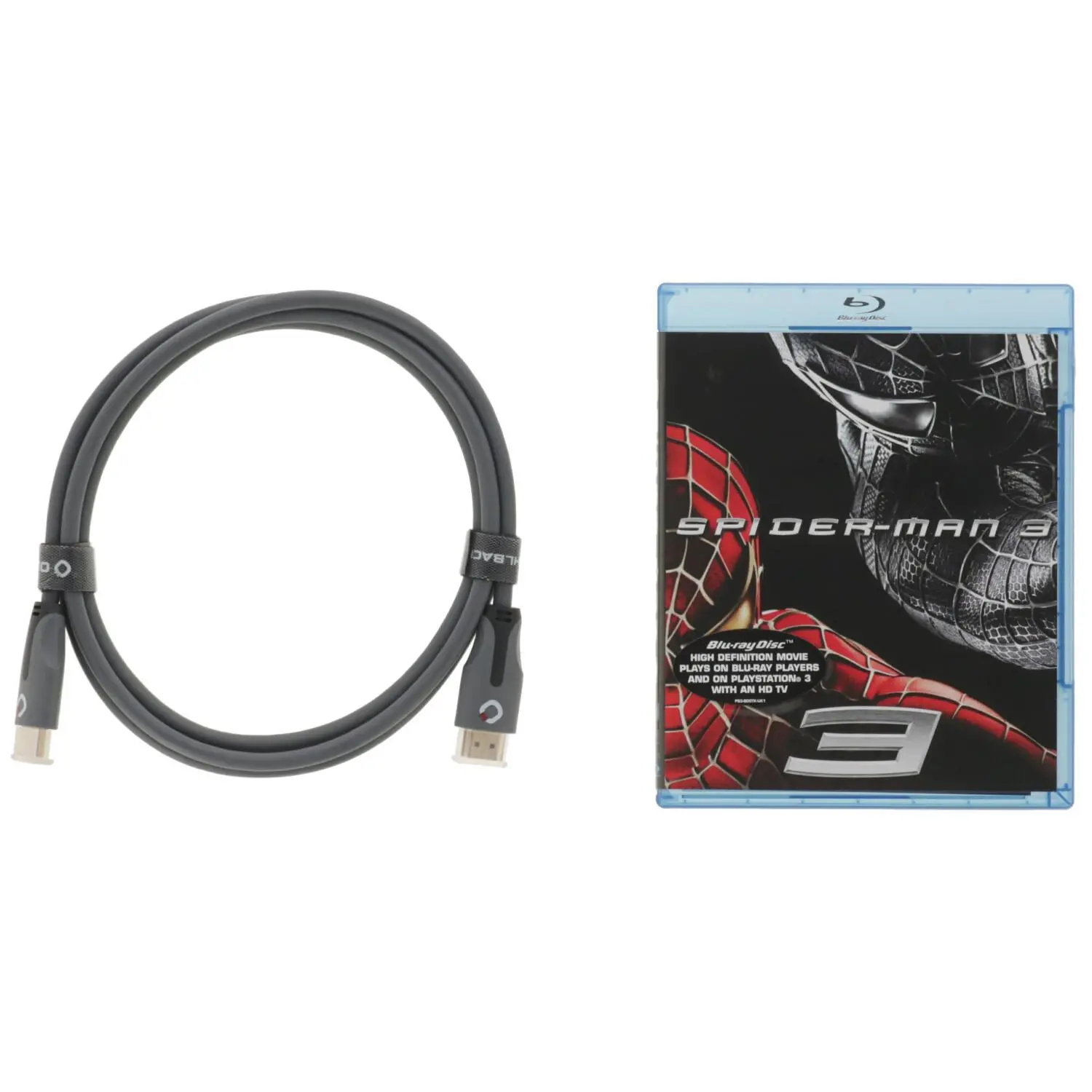 Kabel HDMI Oehlbach HS 170 1,7m Czarny + Blu-ray Spiderman 3