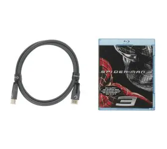 Kabel HDMI Oehlbach HS 170 1,7m Czarny + Blu-ray Spiderman 3