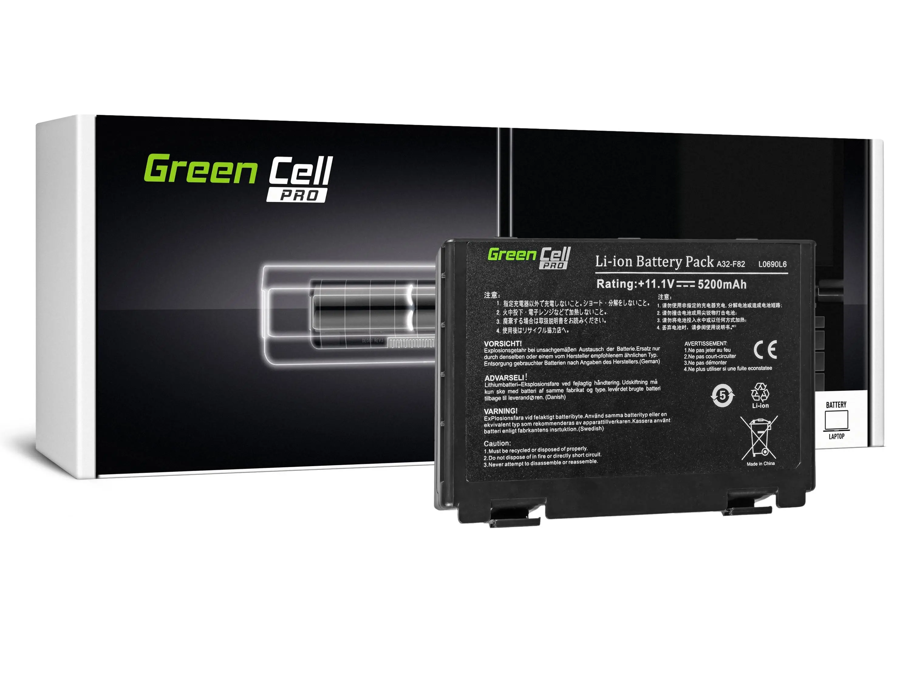Bateria do laptopa Green Cell Pro AS01PRO Asus