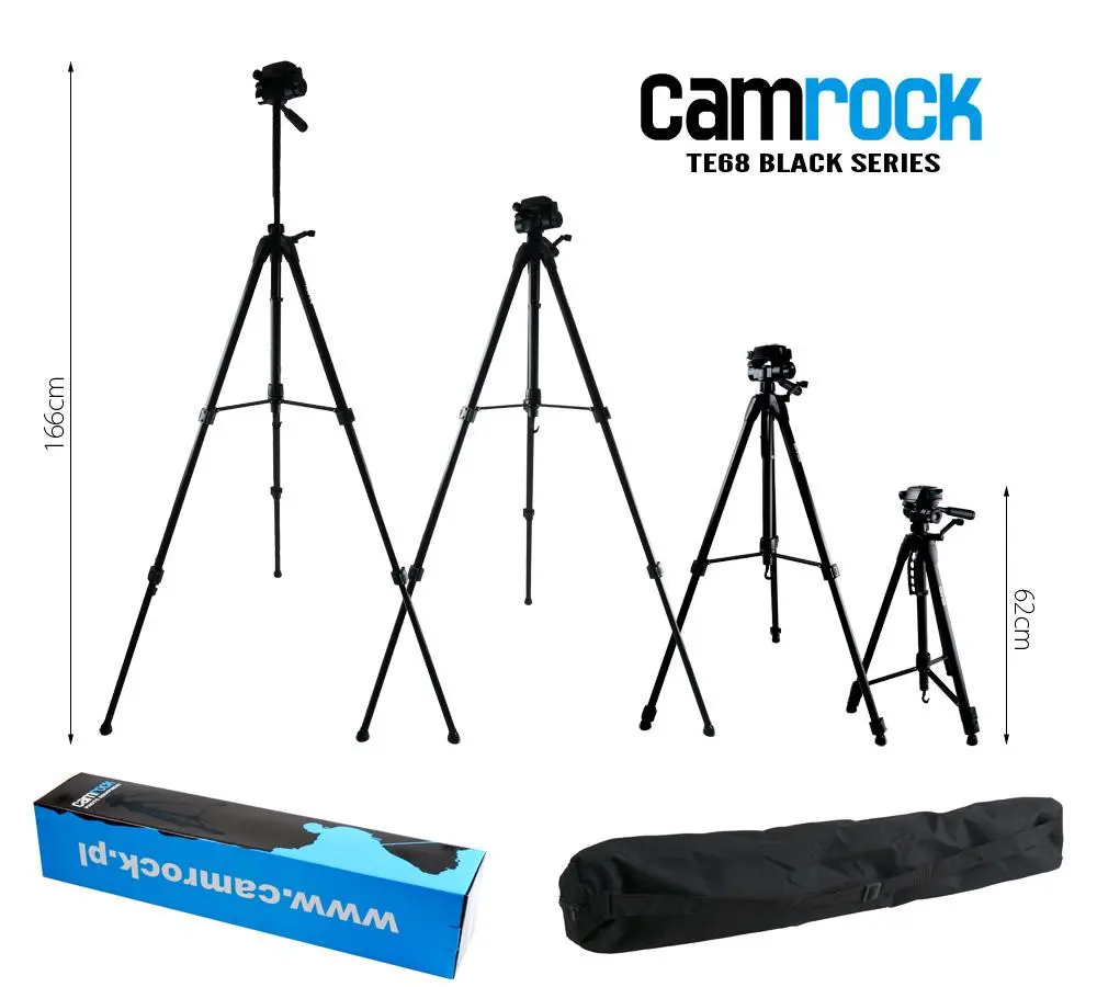 Statyw Camrock TE68 Czarny