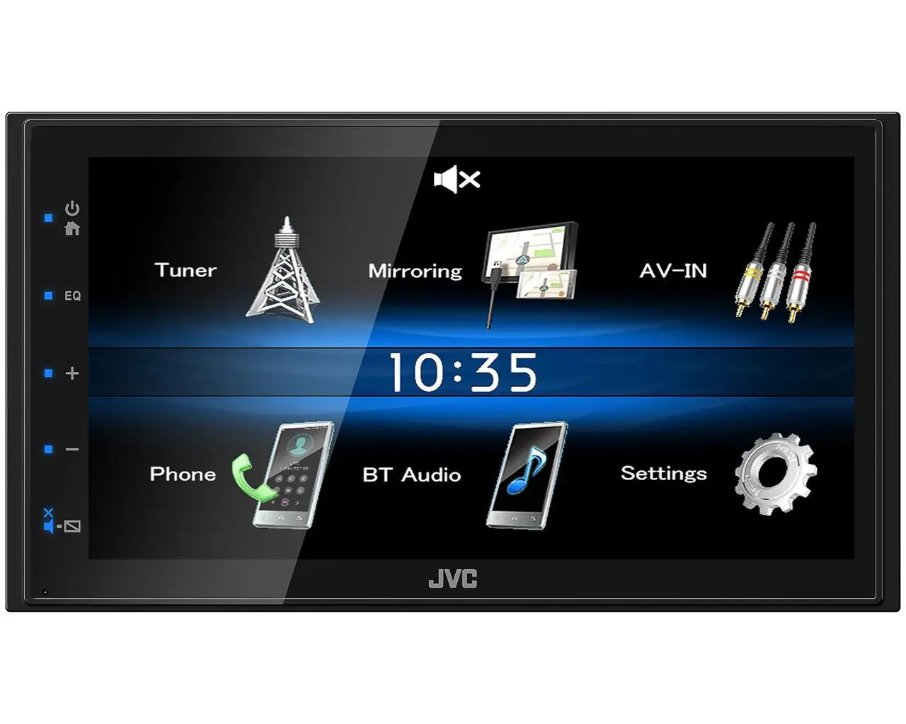 Radioodtwarzacz samochodowy JVC KW-M25BT z USB 6,8" 4x50W Bluetooth