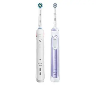 Zestaw szczoteczek rotacyjnych Oral-B Genius 10000 + SMART 5000