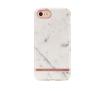 Etui Richmond & Finch White Marble - Rose Gold do iPhone 6/7/8