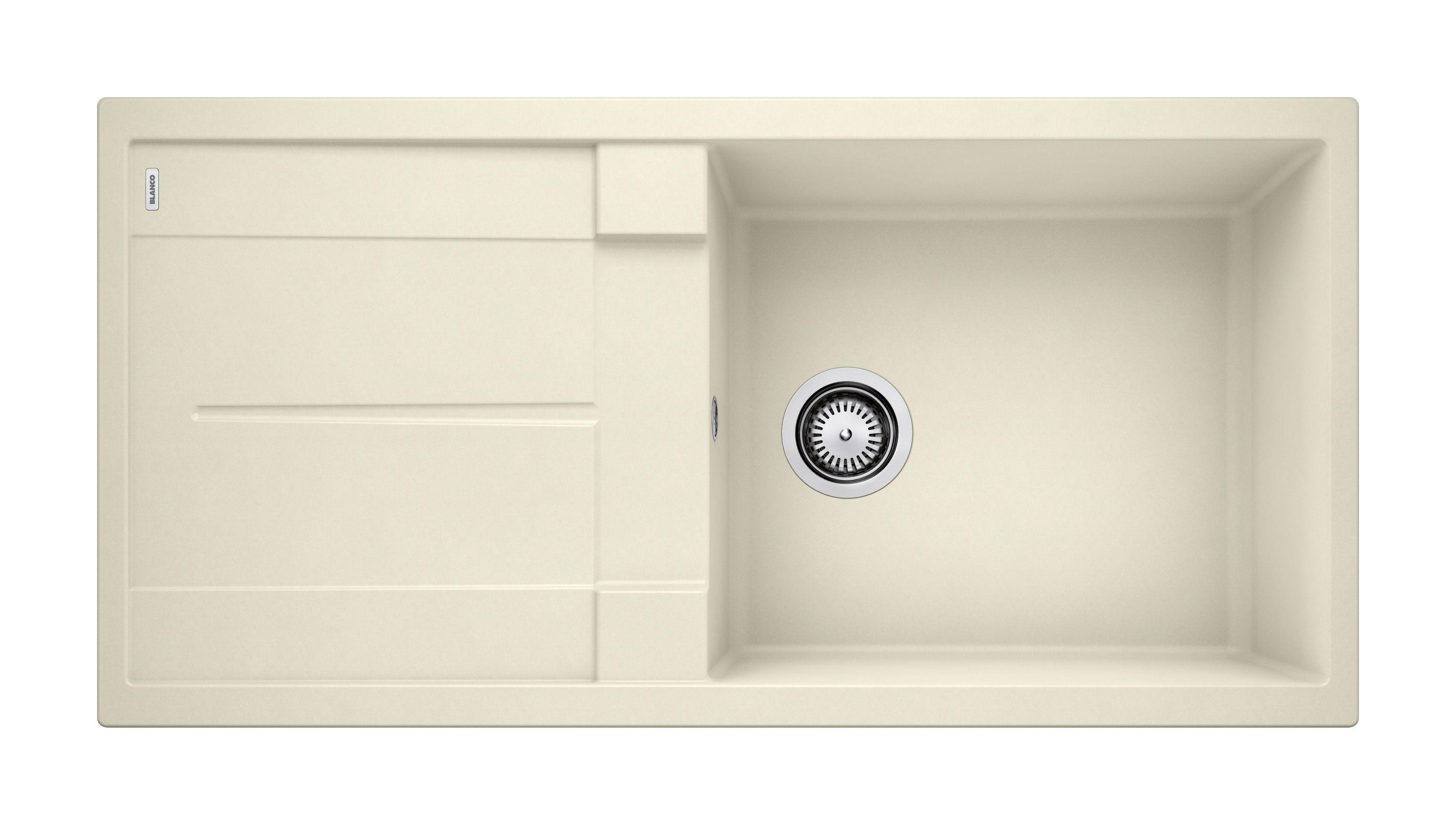 Zlewozmywak Blanco METRA XL 6 S 515137 - jaśmin - granitowy - wpuszczany w blat - ociekacz