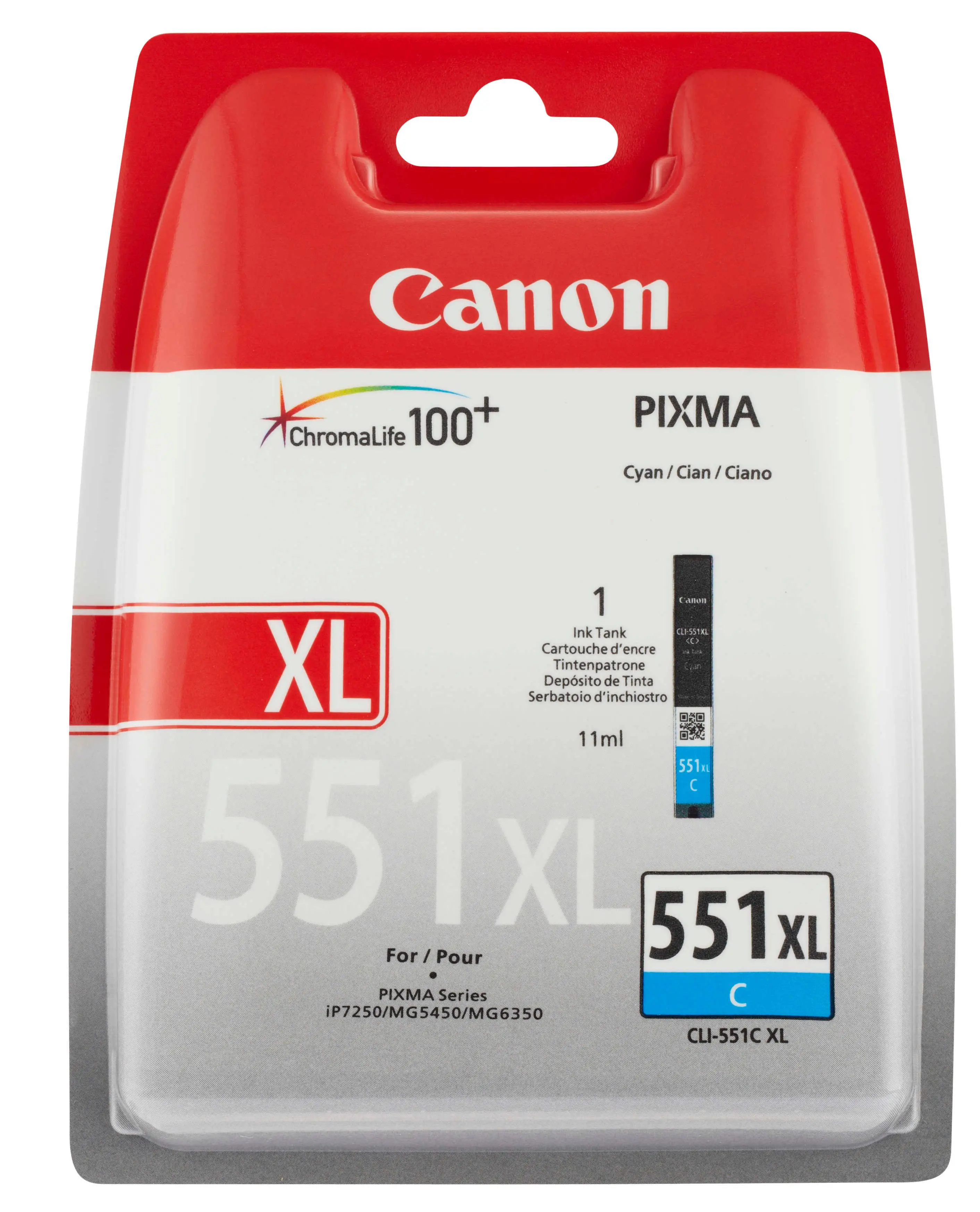 Tusz Canon CLI-551C XL Błękitny 11 ml