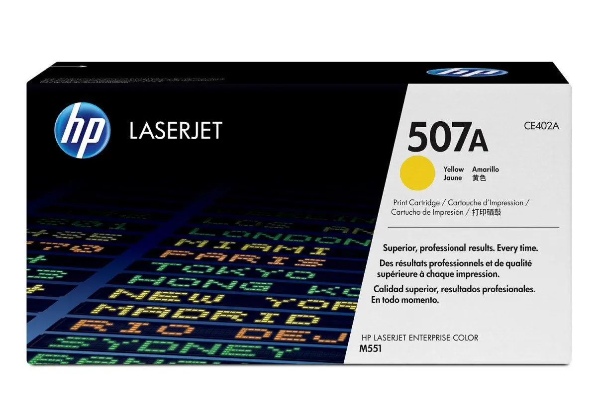 Toner HP CE402A nr 507A Żółty