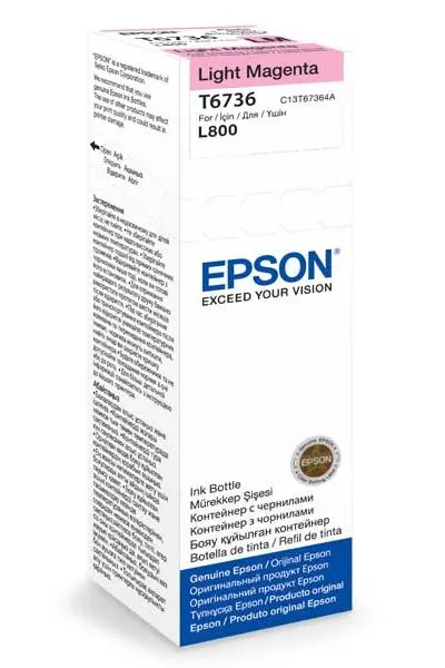 Tusz Epson EcoTank 673 Light C13T67364A Jasny purpurowy 70 ml