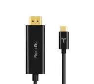 Reinston EAD07 kabel USB-C na HDMI 4K 1.5m Czarny-Zdjęcie-0