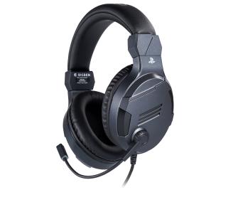 Słuchawki przewodowe z mikrofonem BigBen PS4 Gaming Headset V3 Nauszne Szary