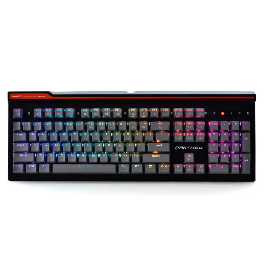 Klawiatura mechaniczna HIRO Panther Czarny