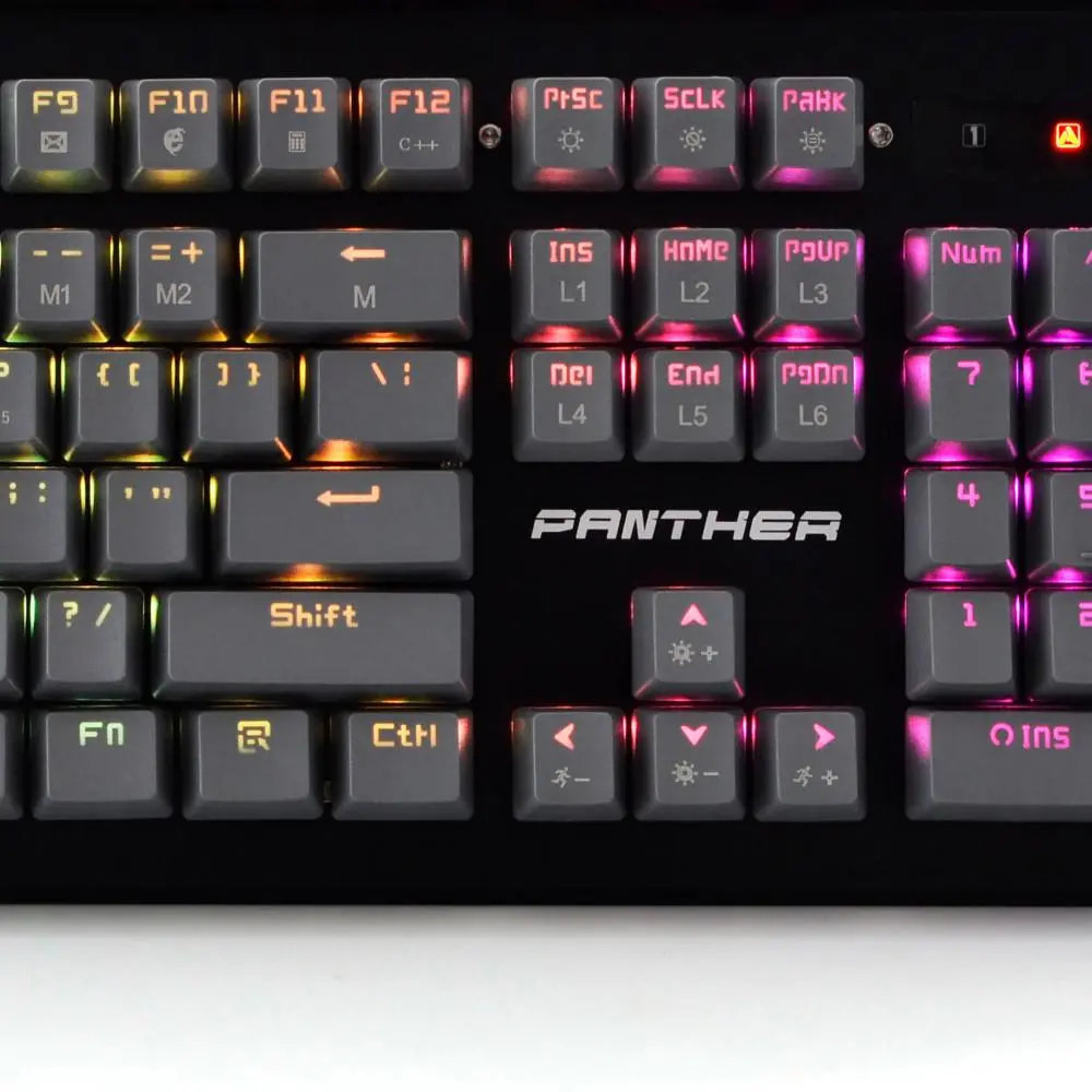 Klawiatura mechaniczna HIRO Panther Czarny
