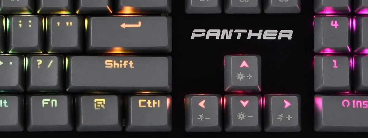 Klawiatura mechaniczna HIRO Panther Czarny