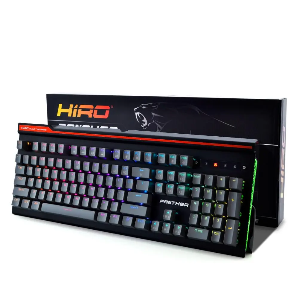 Klawiatura mechaniczna HIRO Panther Czarny
