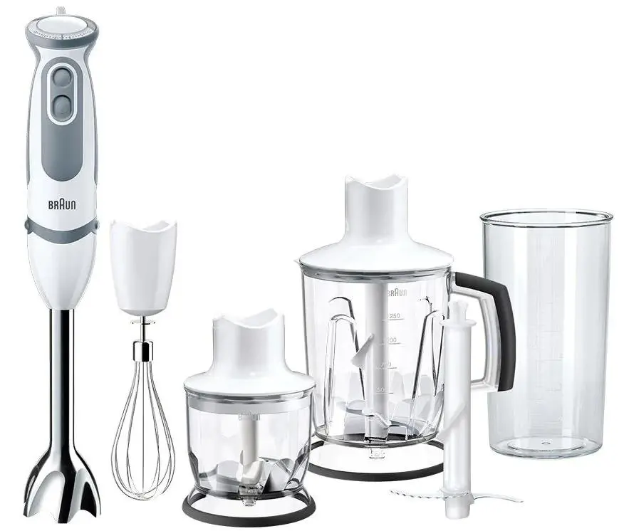 Blender Braun MultiQuick 5 Vario MQ 5245 WH 1000W Szatkownica Rozdrabniacz Końcówka do ubijania