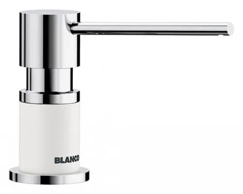 Dozownik do mydła Blanco LATO Chrom/Biały