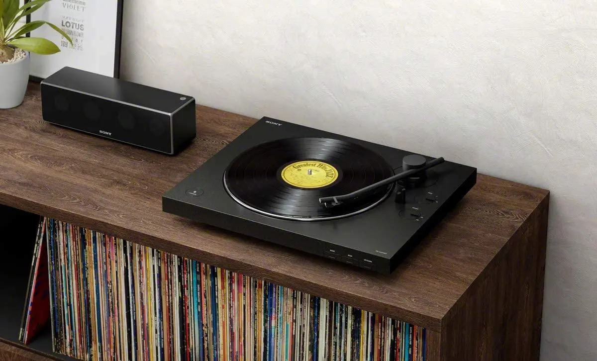 Gramofon Sony PS-LX310BT Automatyczny Napęd paskowy Przedwzmacniacz Bluetooth Czarny