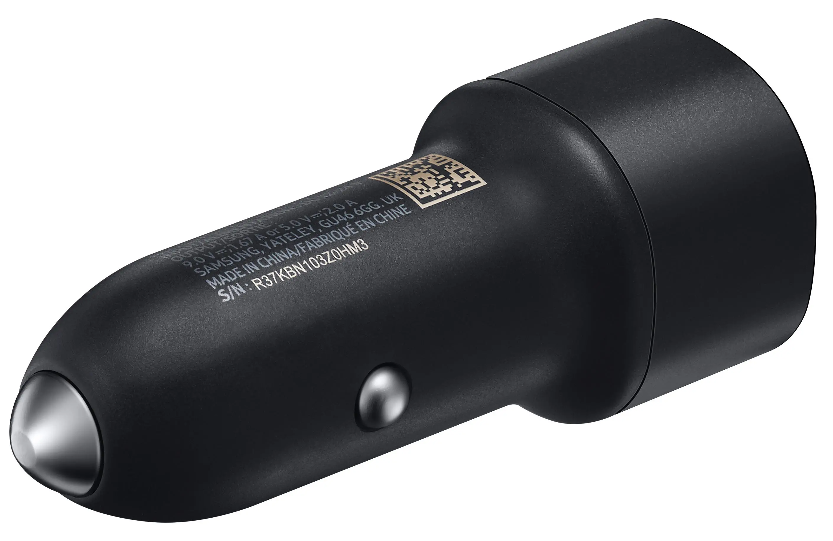 Ładowarka samochodowa Samsung 2x2A 15W kabel USB Czarny