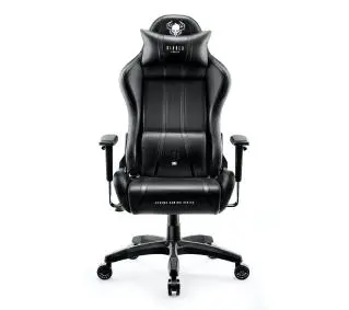Крісло Diablo Chairs X-One 2.0 King Size Gamingowy do 160kg Skóra ECO Tkanina Czarno-czarny