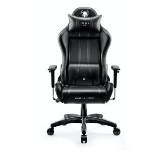 Fotel Diablo Chairs X-One 2.0 King Size Gamingowy do 180kg Skóra ECO Tkanina Czarno-czarny