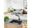 Bateria Franke Urban Pull-Out Onyx Mosiądz