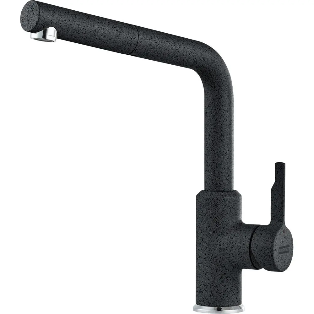 Bateria Franke Urban Pull-Out Onyx Mosiądz