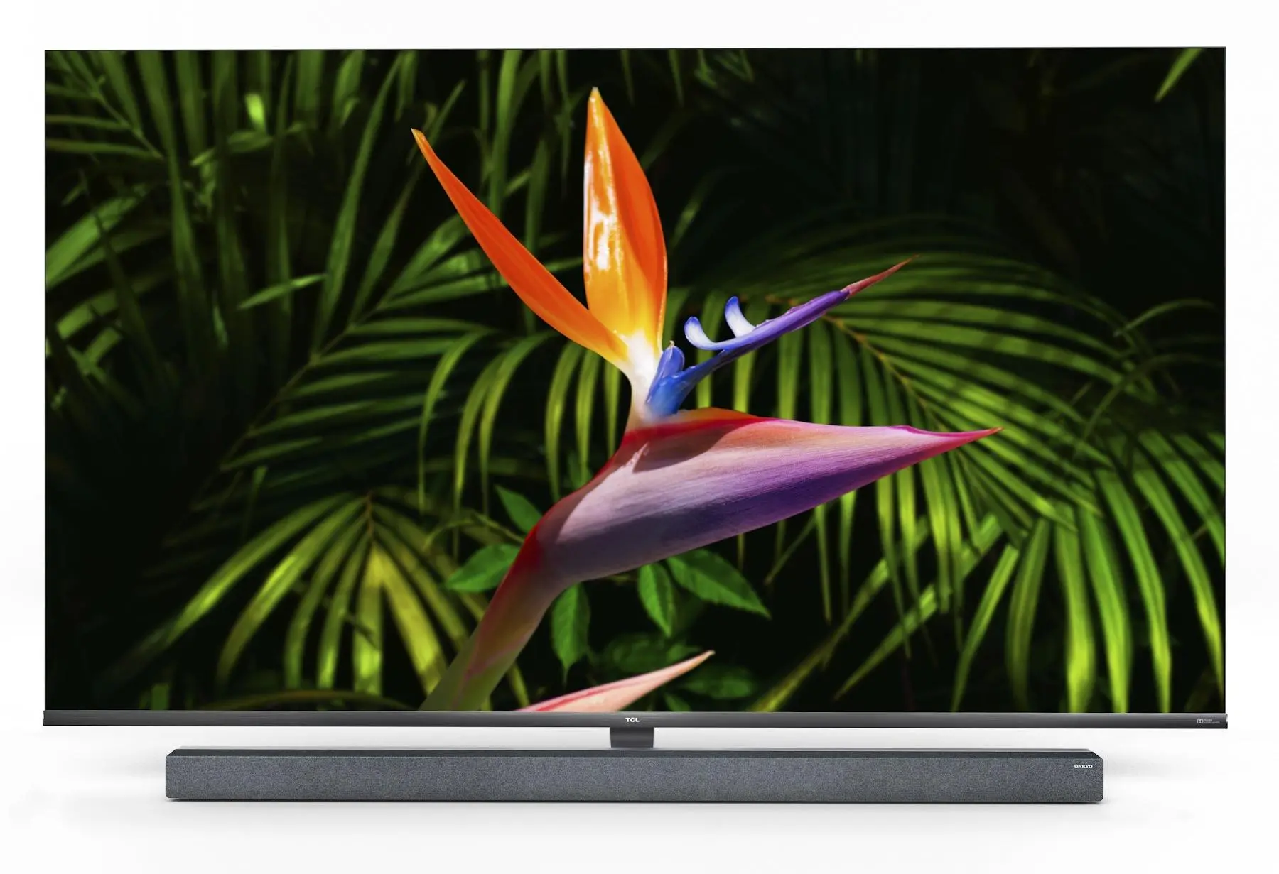 Telewizor TCL 65X10 QLED Mini LED z wbudowanym soundbarem Onkyo 65" QLED 4K 120Hz Android TV Dolby Vision Dolby Atmos DVB-T2