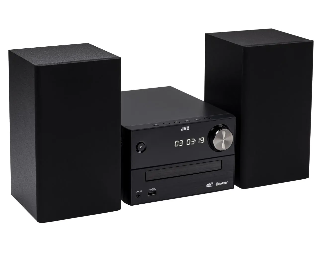 Wieża JVC UX-C25DAB 14W Bluetooth Radio FM, DAB+ Czarny