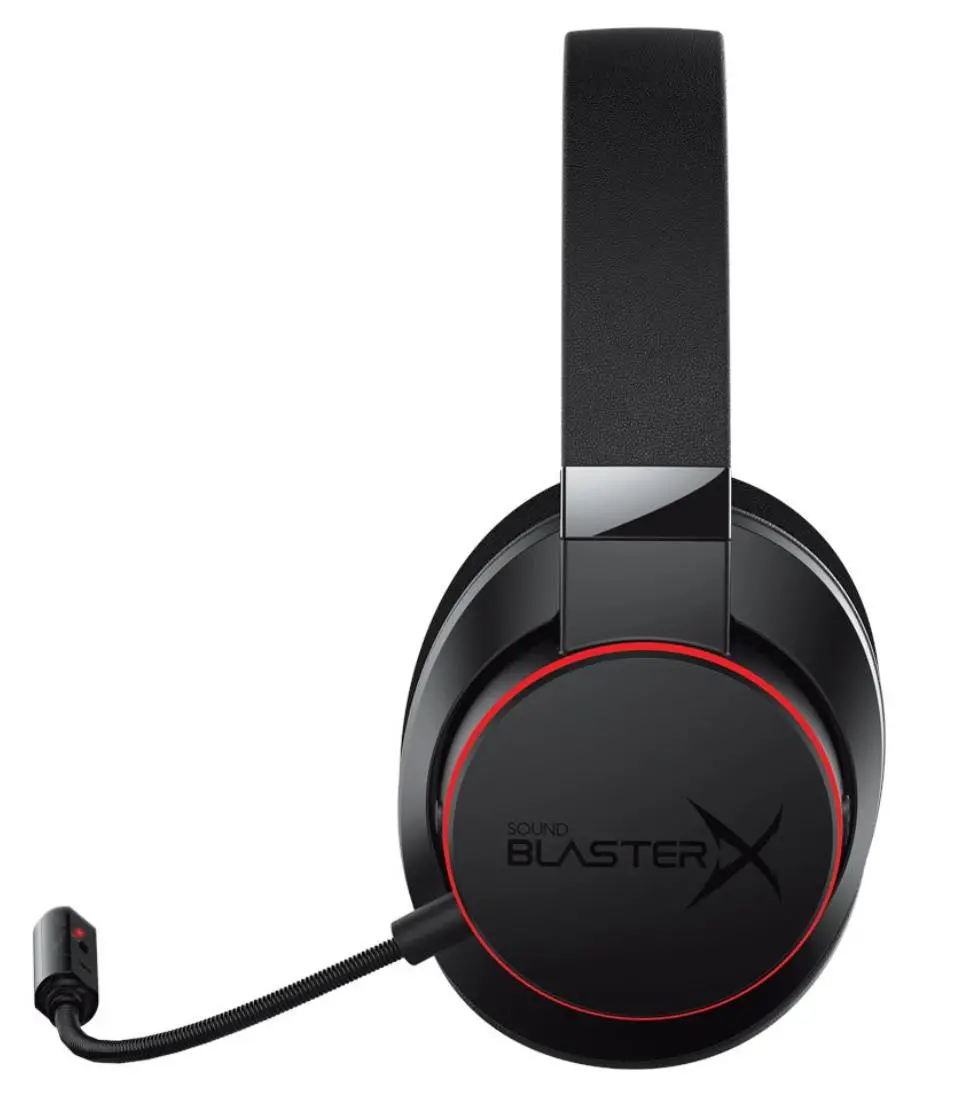 Słuchawki przewodowe z mikrofonem Creative Sound BlasterX H6 Nauszne Czarny