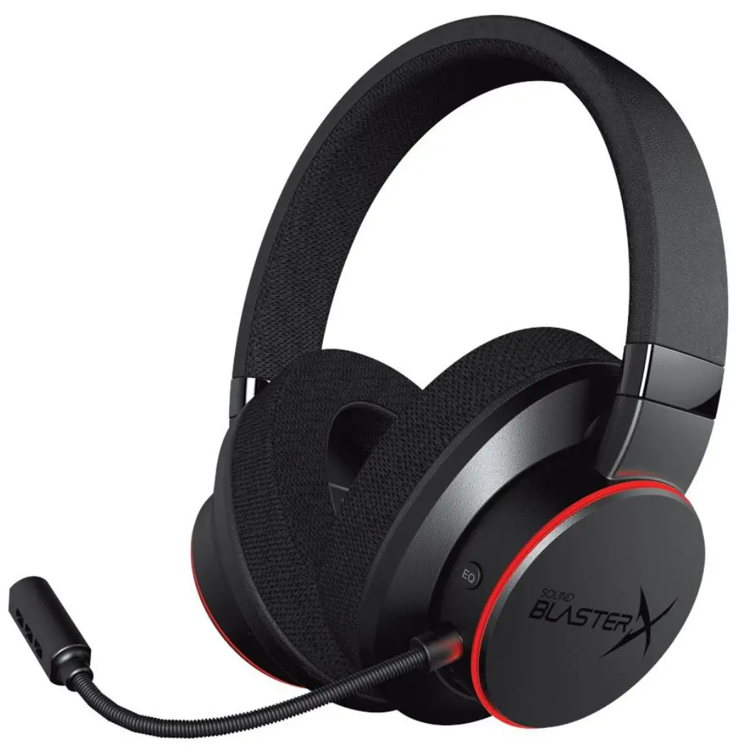 Słuchawki przewodowe z mikrofonem Creative Sound BlasterX H6 Nauszne Czarny