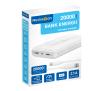 Powerbank Reinston 20000 mAh EPB022 (biały) + adapter EAD02 microUSB na USB typ C