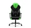 Fotel Diablo Chairs X-Gamer 2.0 Normal Size Gamingowy do 150kg Skóra ECO Tkanina Green emerald