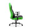 Fotel Diablo Chairs X-Gamer 2.0 Normal Size Gamingowy do 150kg Skóra ECO Tkanina Green emerald
