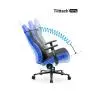 Fotel Diablo Chairs X-Gamer 2.0 Normal Size Gamingowy do 150kg Skóra ECO Tkanina Cool water