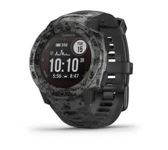 Smartwatch Garmin Instinct Solar Camo Edition 45mm GPS Srebrny