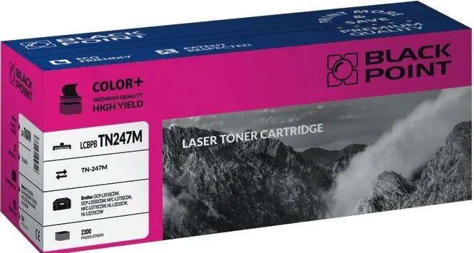 Toner Black Point LCBPBTN247M (zamiennik TN-247M) Purpurowy