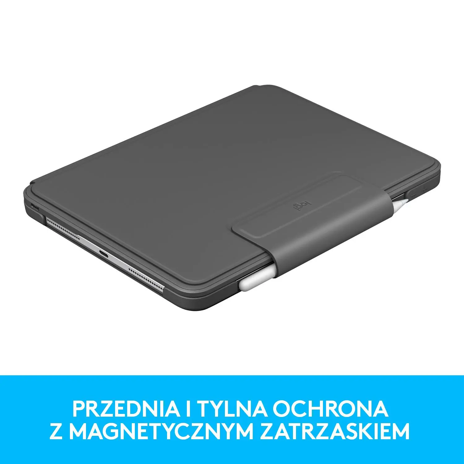 Etui na tablet Logitech Slim Folio Pro iPad Pro 12,9 (3. i 4.gen.) Grafitowy