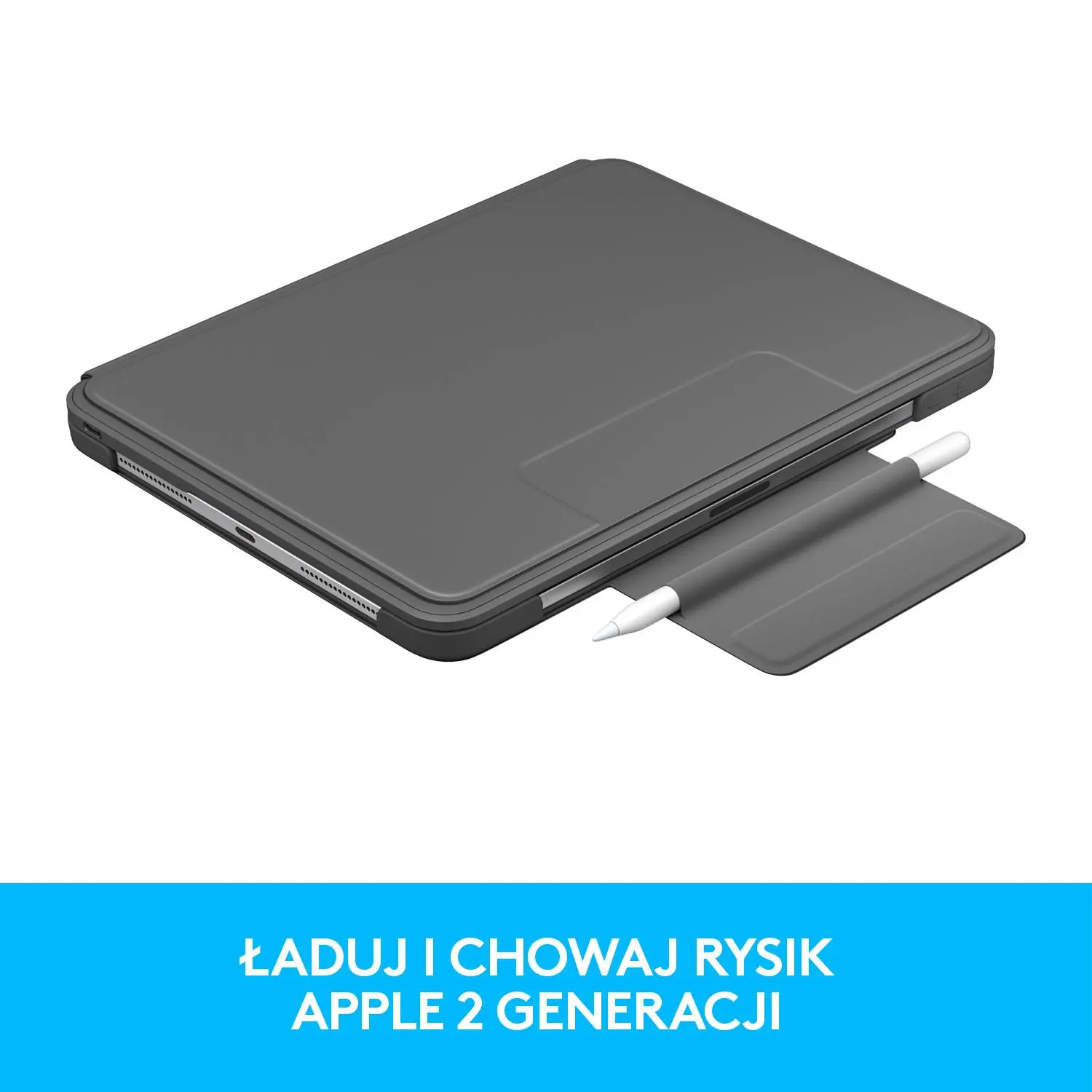 Etui na tablet Logitech Slim Folio Pro iPad Pro 12,9 (3. i 4.gen.) Grafitowy