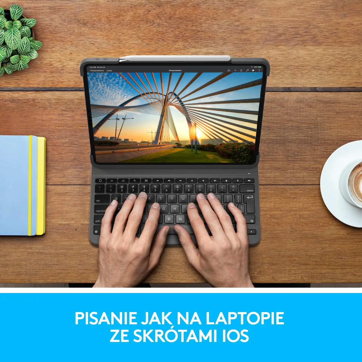 Etui na tablet Logitech Slim Folio Pro iPad Pro 12,9 (3. i 4.gen.) Grafitowy